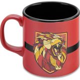 Mabbels Harry Potter Gryffindor Logo Kulplu Porselen Kupa 330 ml Desenli Tek Parça