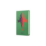 mabbels harry potter sert kapak mini not defteri weasley yeşil 80 yaprak çizgisiz 9x14cm dft-388241 - Karışık
