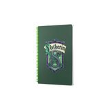 mabbels harry potter slytherin spiralli not defteri yeşil 80 yaprak çizgili 17x24cm dft-388579 - Karışık