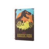 Mabbels Jurassic Park Welcome To Spiralli Defter Kahverengi