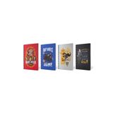 Mabbels Lisanslı Okul Defteri Seti 4 Adet Kareli x 80 yaprak - Harry Potter Film Dehlizi 1 Hediye