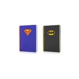 Mabbels Superman Butik Defter Çizgili 96 Yaprak 17X24 + Batman Butik Defter Çizgili 96 Yaprak 24X17