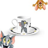 Mabbels Tom ve Jerry Kahve Fincanı Seti