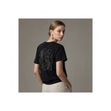 Mabel Kadın Minimalist Kadın Yüzü Figürü %100 Pamuk Regular T-shirt