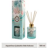 Mabel Luxury Aquarious Çubuklu Oda Kokusu 100 ml - Mavi - Beyaz