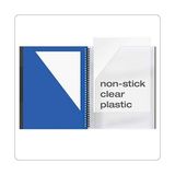 Mabelme 10 Cep Klasörü, Sağlam Plastik Spiral Portfolyo, Yırtılmaz Kenarlar, 8 Şeffaf Cep, 2 Çapraz Iç Cep, Mektup Boyutu, Mavi (89331) - -- - Option-1