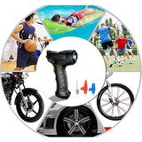 Mabelme 120W Kablosuz Hava Kompresörü Araç Motorsiklet Bisiklet Top Araba Lastik Pompası - USB - LED Işıklı