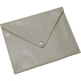 Mabelme 2k Pu Deri A5 Küçük Boy Dosya Klasörü Belge Tutucu Su Geçirmez Portföy Zarf Dosya Klasör Kılıf A5 Çıtçıtlı Dosya 19,5X24,7 cm - Bej - -- - Option-1