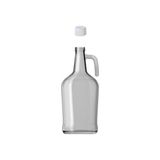 Mabelme 3 Litre Kulplu Galon Cam Şişe Yağlık Plastik Kapaklı Şeffaf Yağdanlık - Option-1