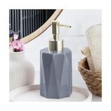 Mabelme 3205 Seramik Sıvı Sabunluk - Tezgah Üstü Banyo Mutfak Lavabo Sabunluğu - 250 cc - 0,25 gr