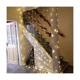 Mabelme 3x3 Metre LED Kumandalı Perde Asma Kancalı LED Yılbaşı LED Gün Işığı LED Işık 8 Modlu Parti Işığı Dekoratif Işık LED Saçak LED Işık Perde LED Yılbaşı Dekorasyon - 1 m - 00 Beyaz