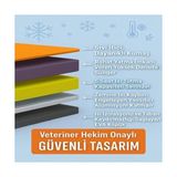 Mabelme 4 Mevsim Kedi Köpek Minderi 60×40 Yıkanabilir Pet Yatağı Kedi Köpek Serinletici Minder 60×40 | 4 Mevsim Yatak, Soğutucu Jel, Isı Yalıtımı, Kaymaz Pet Mat - Option-1