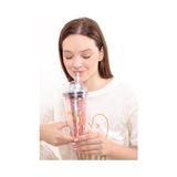 Mabelme 450 ml Polikarbon Astronot Figürlü Dürbün Pipetli Bardak 20 10 cm - Option-1 - 0 - Siyah