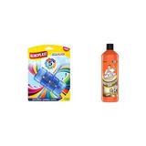 Mabelme 5 Etkili Wc Blok 2'li Katı Tuvalet Bloğu Beyaz Sabun Kokulu + Mr Muscle Yağları ve Kirleri Eriten Lavabo Açıcı Granül (2 x 50 G)