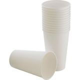 Mabelme 50 Adet Parti Bardağı, Beyaz Tek Kullanımlık Karton Bardak 16 Oz, Büyük Kağıt Bardak 400 Ml, Parti Ihtiyaçları, Çocuk Partisi, Sıcak ve Soğuk Içecekler, Çay, Kahve, Meyve Suyu - Option-1
