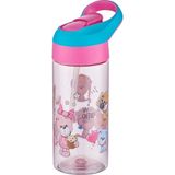 Mabelme 500ML Tritan Kalın Pipetli Çocuk Okul Su Matarası - Option-1 - 0 - Siyah