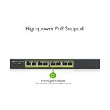 Mabelme 8 Port Gigabit Poe Switch | Smart Managed | Masa/duvar Montajı ve Fansız Tasarım | 70 W Bütçe ile 8 Poe+ Bağlantı Noktası | Vlan, Igmp, Qos - Option-1 - Beyaz