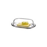 Mabelme 98402 – Tereyağı Kutusu, Saklama Kabı Basic 19,7 x 13,1 Cm, 2 Parça Cam - Option-1 - 51R-Turuncu