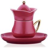 Mabelme A8778-3 Coll. 2'li Kahve Fincan Takımı Pembe