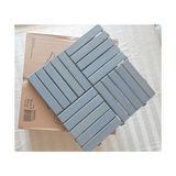 Mabelme Akasya Ahşap Yer Karosu, Gri 30X30 Cm, 10'lu Paket, 0.9 M² Yer Kaplama - Option-1