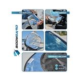Mabelme Araç Içi Ön Cam Güneşliği, Katlanabilir Otomobil Ön Cam Güneşliği Otomobil, Güneş Isı Koruması ve Araba Içi Soğutucu (Extralarge)73 * 80CM / 2 Özdeş Dikdörtgen Gölgelik, Oto Güneşlik - Option-1 - 1BW-Beyaz