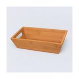 Mabelme Bambu Ekmek Sepeti 23X13X7CM, Evonox Bambu Ekmeklik, Bambu Ekmek Sunumluk - 0,5 L