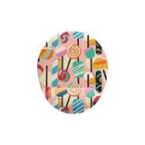 Mabelme Candy Şeker Bilek Destekli Mouse Pad - Option-1 - 0002 - Beyaz
