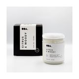 Mabelme Citrus & Woody - Narenciye & Odunsu Kokulu Dekoratif Beyaz Kapaklı Kavanoz Soya Mumu I 165 gr (Beyaz) - Option-1