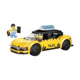 Mabelme City Sarı Taksi 60487 – 5 Yaş ve Üzeri Erkek ve Kız Çocuklar Için Turist ve Taksi Şoförü Minifigürleri Içeren Yaratıcı Oyuncak Yapım Seti, Çocuklar Için Eğlenceli Hediye Fikri (122 Parça) - 0 - Siyah