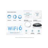 Mabelme Deco X50-POE 1-Pack, AX3000 Mbps, Poe Destekli, Dual-Band, 2,5gbps Ethernet Portu, 150 Cihaza Kadar Bağlantı, 230 M² 'ye Kadar Kapsama, Mobil Uygulama ile Kolay Kurulum, Wi-Fi 6 Mesh Sistemi