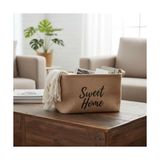 Mabelme " " Dikdörtgen Jüt Düzenleyici Sepet (24X17X14 Cm) – Krem Renk Katlanabilir Kumaş Kulplu Organizer | Ev, Mutfak, Banyo, Çocuk Odası ve Ofis Için Çok Amaçlı Saklama Kutusu - Kestane Akaju - Option-1