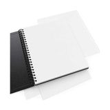 Mabelme Eskiz Defteri, Spiral Ciltli, 3'lü Paket, Toplamda 300 Yaprak, 14 x 21,6 Cm, Siyah Eskiz Defteri, 100 Gsm, Sert Kapaklı Eskiz Defteri, Kurşun Kalemler, Kömür, Tükenmez Kalem, Mum Boya Kalemleri - Option-1