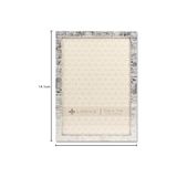 Mabelme Frames 5 x 7 Gümüş Metal Resim Çerçevesi, Desenli Resim Çerçevesi, Gümüş - -- - Option-1