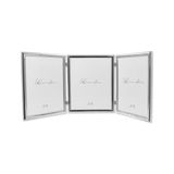 Mabelme Frames 510780T Üçlü Resim Çerçevesi, Gümüş Kaplama, 20,3 x 25,4 cm - -- - Option-1