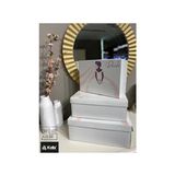 Mabelme Gelin Bohçası - Gelin Kutusu - Çeyiz Kutusu- Hediye Seti - Hediye Kutusu 3'lü Bride Set - Option-1