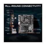 Mabelme Gıgabyte B550 Eagle Wıfı6 Anakart, Amd Am4 Ryzen 5000 Işlemcileri, Atx, Ddr4, 2x M.2, Pcıe 4.0, Wıfı6, 1gbe Lan, Ez-Mandalı Destekler