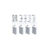 Mabelme Gizli Menteşe 130X30 mm Antik Renk Tek Ebat HG107HT01 Abm - Option-1