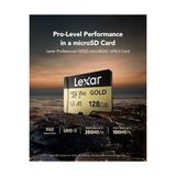 Mabelme Gold 128GB Mikro Sd Kart, Microsdxc Uhs-Iı Bellek Kartı, V60, U3, A1, C10 Microsd Kart, 280MB/S'YE Kadar Okuma, Drone/aksiyon Kamerası/uhs-Iı Taşınabilir Oyun Cihazı Için (LMSGOLD128G-BNNNG) - Option-1