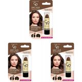 Mabelme Grey Hair -Up Stick No: 08 Chocolate Brown - Beyaz Saç Kapatıcı - Çikolata Kahve (3 Paketi)