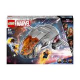 Mabelme Hoopty 76232-8 Yaş ve Üzeri Kız ve Erkek Çocuklar Için Süper Kahraman Hediyesi Fikri, Uzay Gemisi ve 3 Minifigür Içeren Eğlenceli Dekoratif Yaratıcı Oyuncak Yapım Seti (420 Parça) - 0 - Siyah
