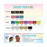 Mabelme Jerome Punky Pastel Geçici Saç Spreyi, Mükemmel Tavuskuşu, Püskürtme Saç Rengi, Hızlı Kuruyan, Yapışmaz, Seyahat Boyası, Anında Canlı Saçlar Için Saç Boyası - Acı Kahve - --