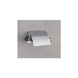 Mabelme Kapaklı Tuvalet Kağıtlığı Krom Renk 79X112X158 mm - 000-Siyah