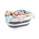 Mabelme Katlanabilir Çamaşır Sepeti 27 Litre, Katlanabilir Oyuncak Sepeti, Plastik Çamaşır Sepeti, Katlanabilir Çamaşır Selesi | 27 Litrelik Hacmiyle Ideal Depolama Çözümü! - Option-1 - 0 Siyah