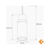 Mabelme Kule Ağaç Feneri 6'lı Set – 6 Renk – IP54 Suya Dayanıklı Dış Mekan Dekoratif Aydınlatma – E27 Duylu – Ampul Hariç – Bahçe, Ağaç, Teras, Etkinlik - Option-1 - 0 - Siyah