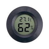 Mabelme Kuluçka Makinasi Için Probsuz Termometre, Termometre Nem Ölçer Dijital LCD Ekran Yuvarlak - 001-Beyaz - Option-1