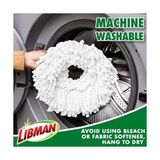 Mabelme Libman Tornado Spin Paspas Yedekleri - 4 Mikrofiber Kafa Kılıfı, Değiştirmesi Kolay, Makinede Yıkanabilir, Yeşil ve Beyaz, 4 Adet - 001-Renkli