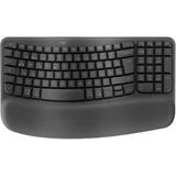Mabelme Logıtech Wave Keys Kablosuz Ergonomik Klavye Gri 920-012311