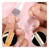 Mabelme Makyaj Far Allık Kontür Eyeliner Fırça Malzemeleri Ürünleri Koruyucu File Kapak Örgü Kılıf - Kestane Akaju - Option-1