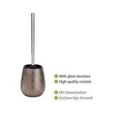 Mabelme Marrakesh Klozet Takımı, Tuvalet Fırçası Tutucu, Seramik, Ø 12,5 x 41 Cm, Kahverengi - Option-1