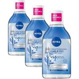 Mabelme Micellar Yenileyici Makyaj Temizleme Suyu 400 Ml,suya Dayanıklı Makyajı Çıkarır,ovalaa Gerektirmez, Serum Içerikli,pantenol (3 Paketi) - Option-1